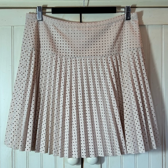 J. Crew Laser Cut Perforated Skirt Sz 8 EUC - Picture 4 of 11